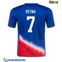 Fotballdrakt Herre Forente Stater Giovanni Reyna #7 Bortedrakt Copa America 2024 Kortermet